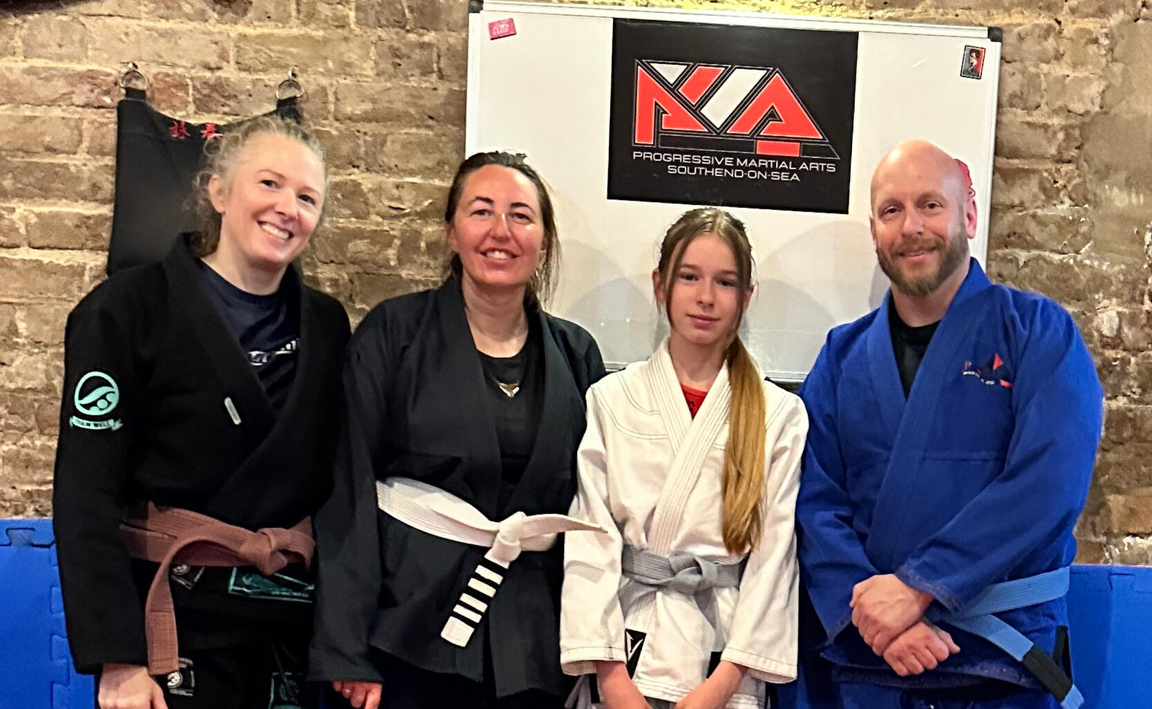 BJJ training session at PMA Southend, Southend-on-Sea Essex