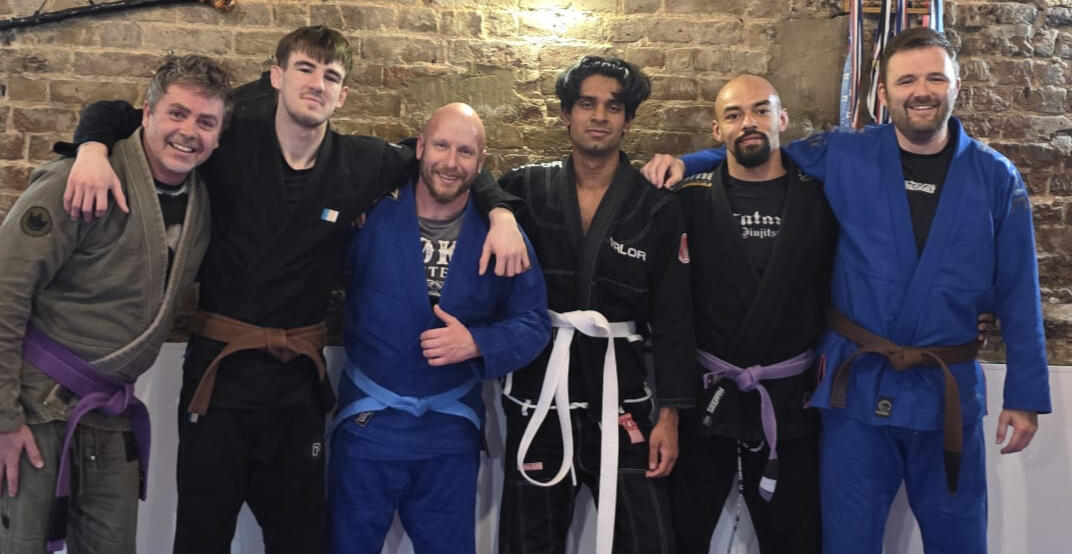 BJJ training session at PMA Southend, Southend-on-Sea Essex